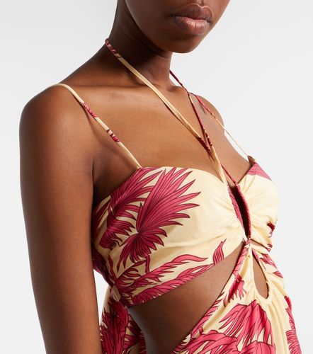 Printed silk maxi dress - Johanna Ortiz - Modalova