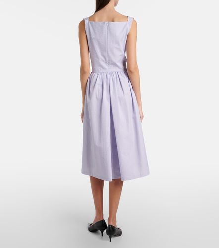 Vestido midi Sunday de sirsaca de algodón - Vivienne Westwood - Modalova