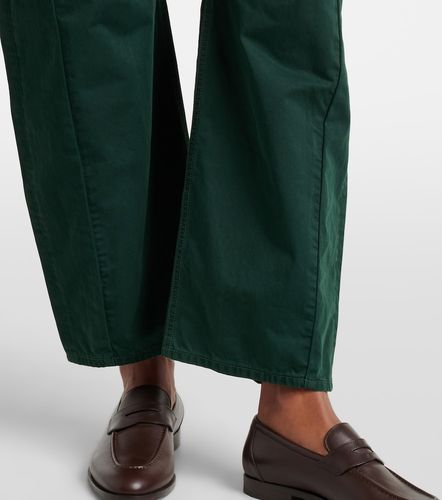 Pantalones barrel Sloan de sarga de algodón - Veronica Beard - Modalova