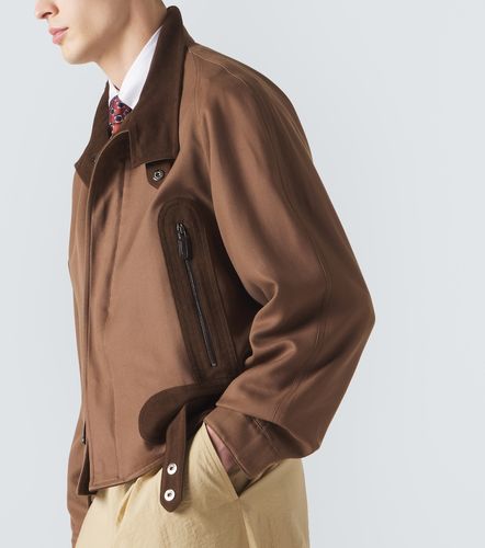 Archivio Bomberjacke aus Seide - Giorgio Armani - Modalova