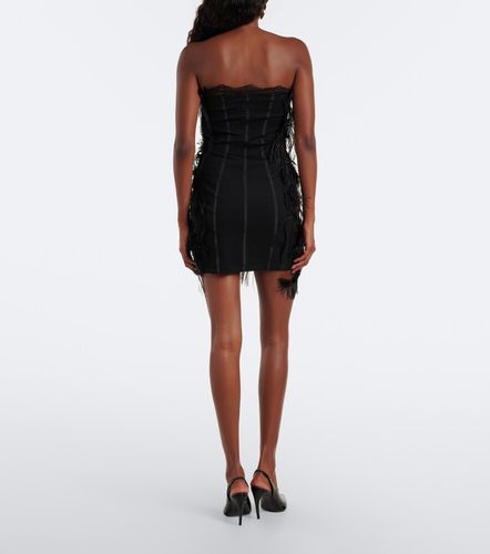 The Attico Minikleid mit Federn - The Attico - Modalova