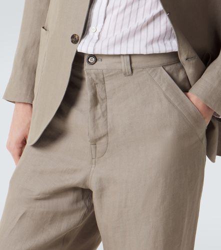 Gerade Hose aus Leinen - Brunello Cucinelli - Modalova