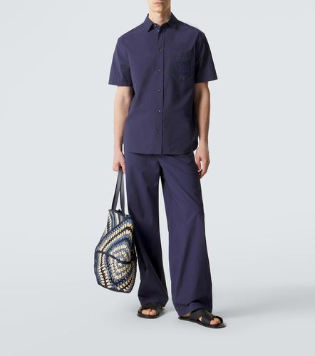 Camicia Anagram in misto cotone - Loewe - Modalova