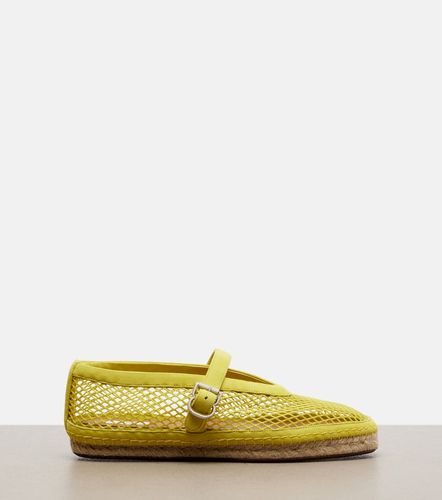 Fishnet suede-trimmed espadrilles - Alaia - Modalova
