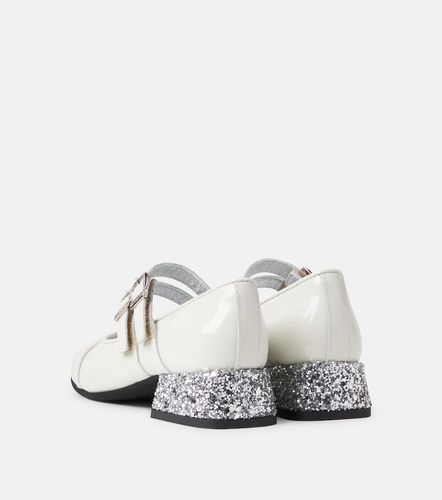 Bailarinas Mary Jane de charol con glitter - Monnalisa - Modalova