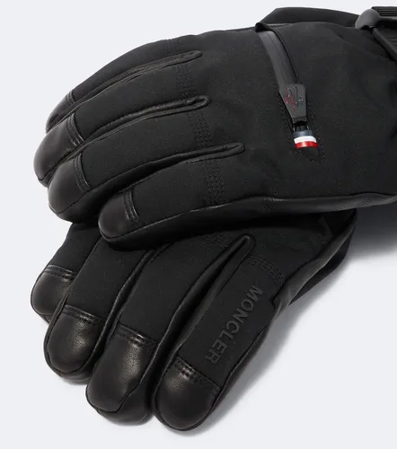 Skihandschuhe mit Leder - Moncler Grenoble - Modalova