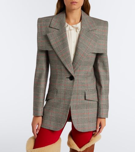 Prince of Wales Check wool-blend jacket - Chloe - Modalova