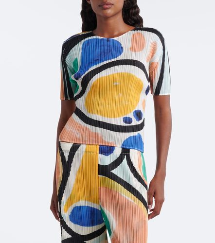 Top Roll estampado plisado - Pleats Please Issey Miyake - Modalova