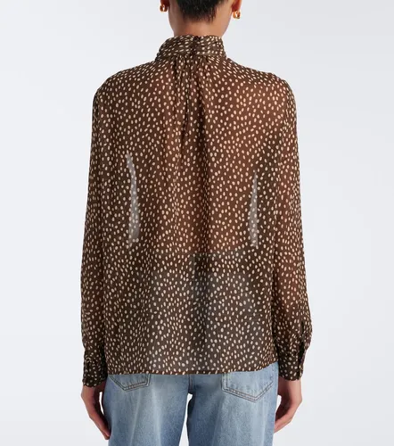 Remie polka-dot silk chiffon blouse - Nili Lotan - Modalova
