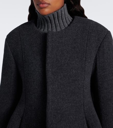 Pleated wool-blend coat - Bottega Veneta - Modalova
