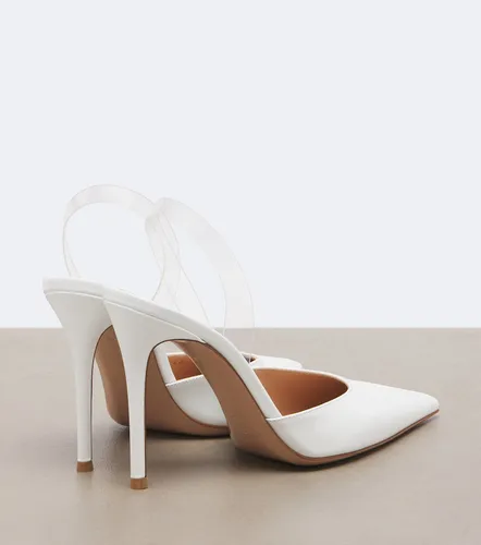Leather slingback pumps - Gianvito Rossi - Modalova