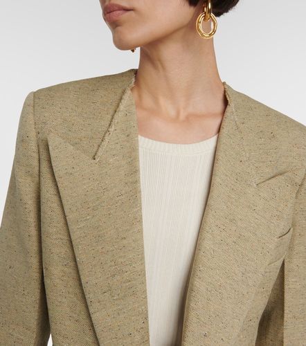 Single-breasted wool-blend blazer - Victoria Beckham - Modalova