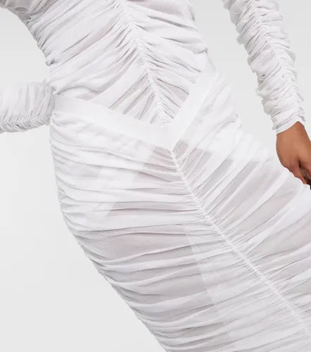 Laure ruched silk-blend maxi skirt - Khaite - Modalova