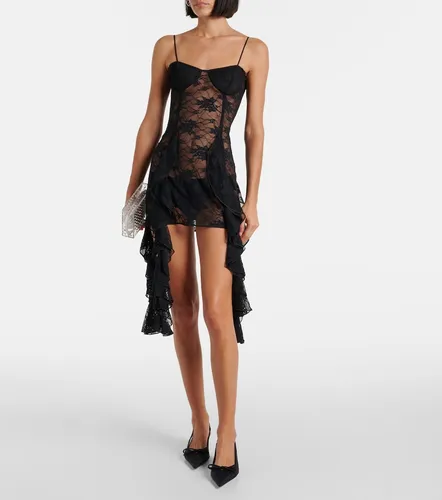 Oseree Ruffled lace minidress - Oseree - Modalova