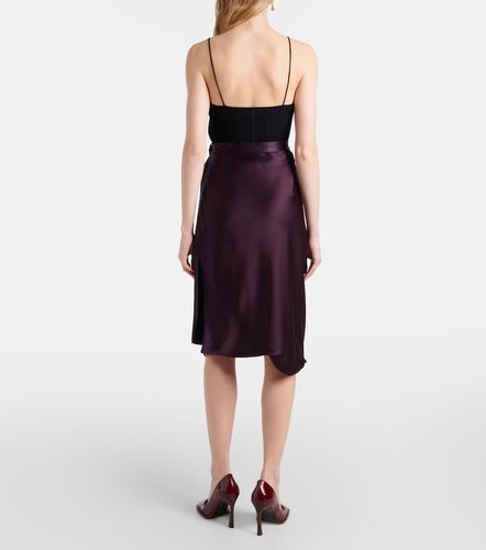 Falda midi drapeada Drunken a rayas - Vivienne Westwood - Modalova