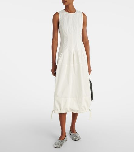 Vestido midi White Label Marley de popelín de algodón - Proenza Schouler - Modalova