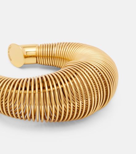 Alaïa Bracciale rigido con logo - Alaia - Modalova