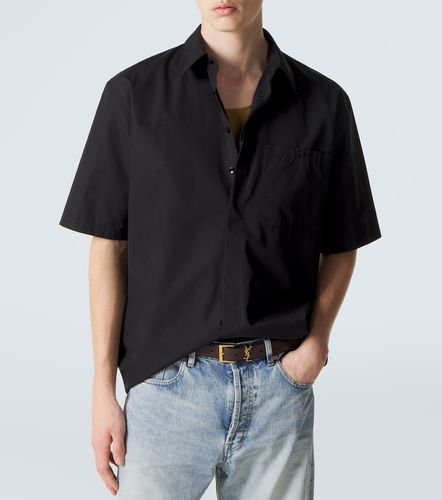 Camicia in popeline di cotone - Saint Laurent - Modalova