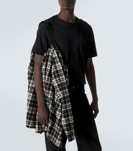 Camicia Temple in cotone a quadri - Rick Owens - Modalova