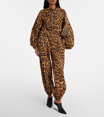 Alaïa Pantaloni con stampa leopardata - Alaia - Modalova
