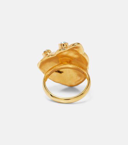 Seashell crystal-embellished ring - Oscar de la Renta - Modalova