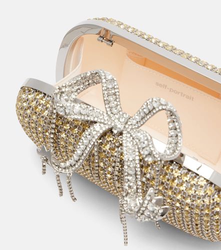 Self-Portrait Clutch con cristalli - Self-Portrait - Modalova
