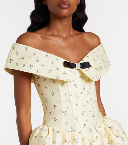 Abito bustier in cotone e seta - Shushu/Tong - Modalova