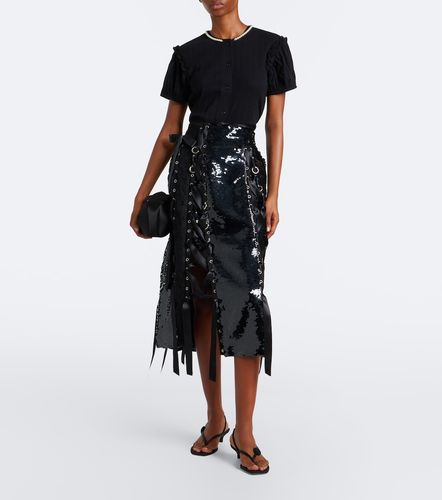 Embellished pointelle cotton cardigan - Simone Rocha - Modalova
