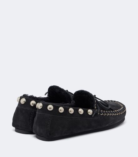 Mocassini Fitza in suede e shearling - Isabel Marant - Modalova