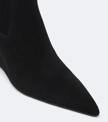 Cantilever suede wedge boots - Rick Owens - Modalova