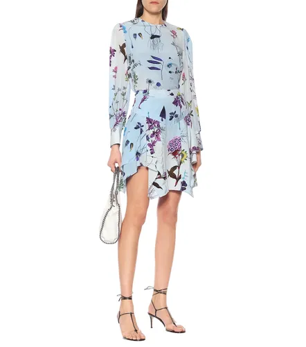 Minifalda de seda floral - Stella McCartney - Modalova