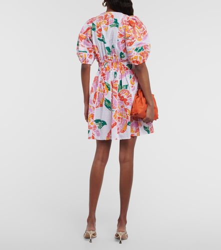 Vestido corto Reina de algodón estampado - Poupette St Barth - Modalova