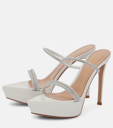 Cannes leather platform sandals - Gianvito Rossi - Modalova