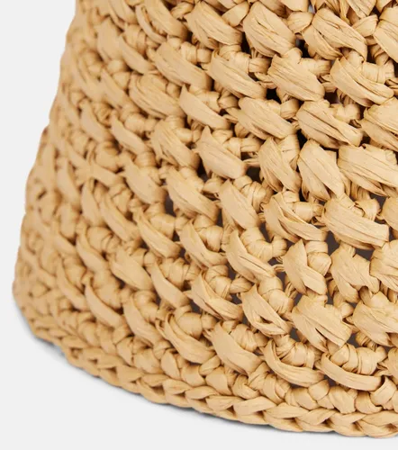 Jasmine raffia bucket hat - Loro Piana - Modalova