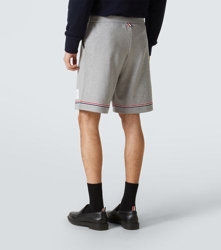 Shorts de mezcla de algodón a rayas - Thom Browne - Modalova