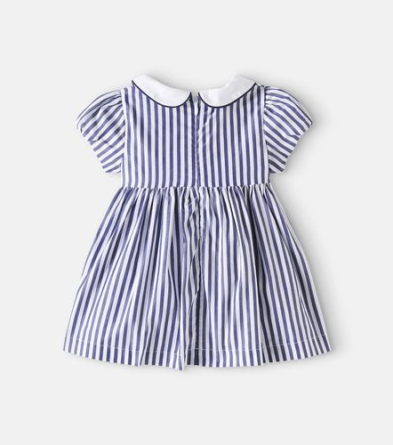 Bebé - vestido en popelín de algodón a rayas - Patachou - Modalova