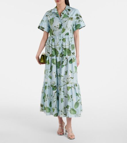 Vestido midi de algodón floral - Erdem - Modalova