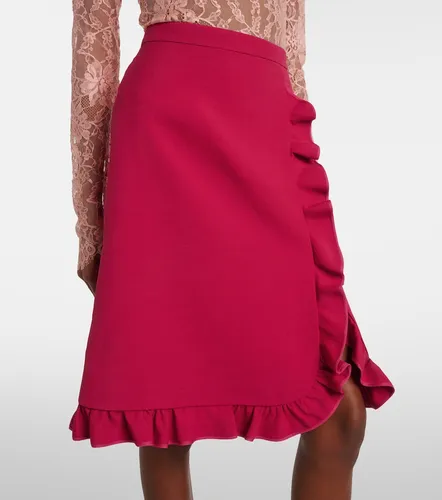 Crepe Couture ruffled miniskirt - Valentino Garavani - Modalova