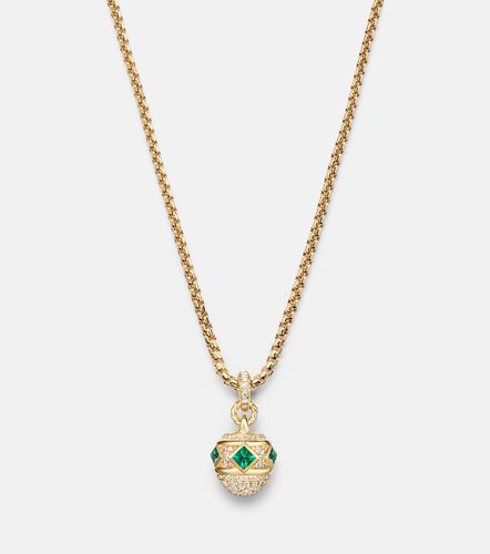 Collana Renaissance® in 18kt con smeraldi e diamanti - David Yurman - Modalova