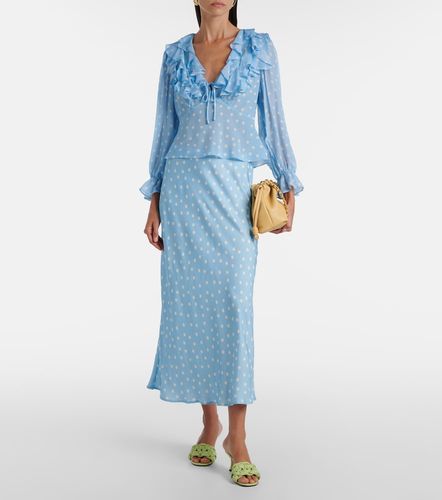 Rixo Lasca polka-dot silk top - Rixo - Modalova