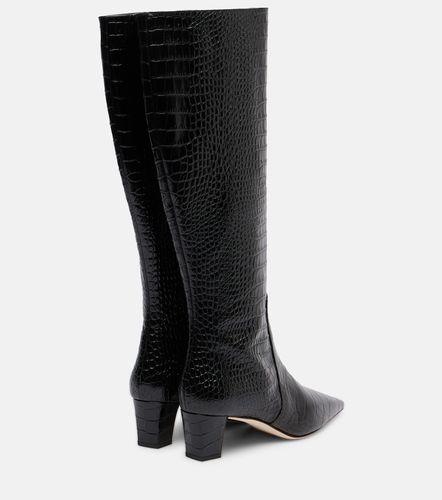 Penelope leather knee-high boots - Manolo Blahnik - Modalova