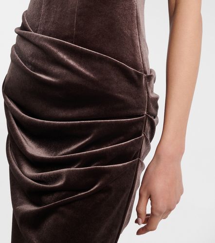 Alex Perry Draped velvet gown - Alex Perry - Modalova