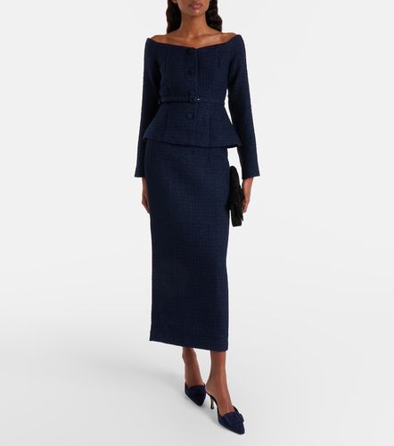 Top off-shoulder in bouclé - Roland Mouret - Modalova