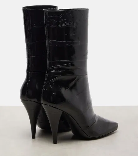 Sliced Square 95 leather ankle boots - Givenchy - Modalova
