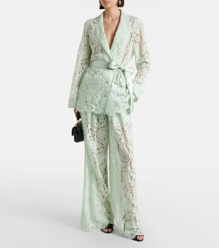 Dolce&Gabbana Belted lace blazer - Dolce&Gabbana - Modalova