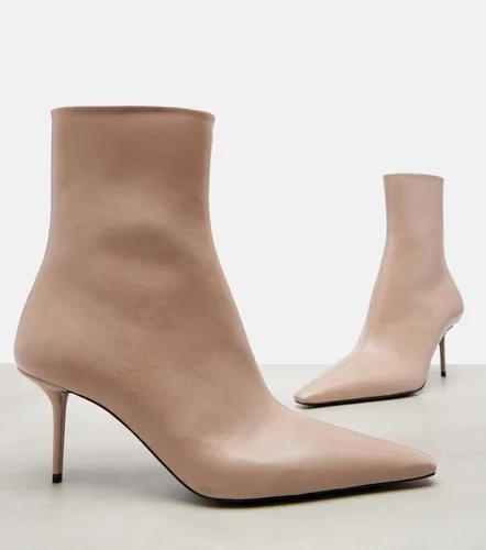 Ashley 75 leather ankle boots - Saint Laurent - Modalova