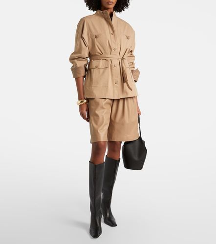 Yves Salomon Leather Bermuda shorts - Yves Salomon - Modalova