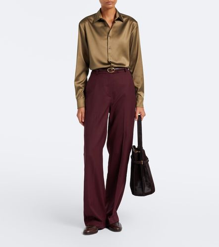 Camisa Adrien de satén - Ralph Lauren Collection - Modalova