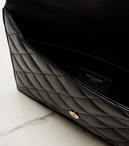 Pouch Cassandre de piel acolchada - Saint Laurent - Modalova
