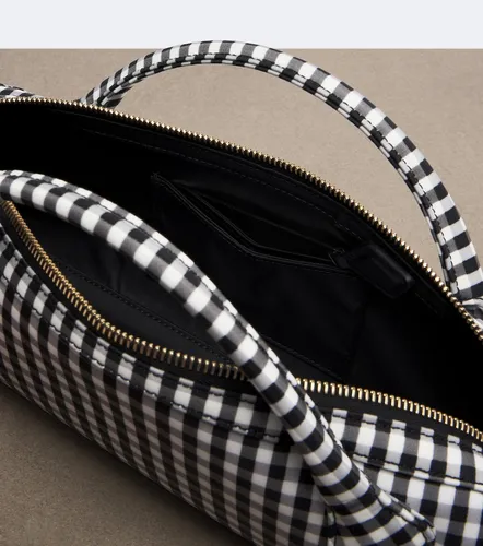 Le Teckel gingham top-handle bag - Alaia - Modalova